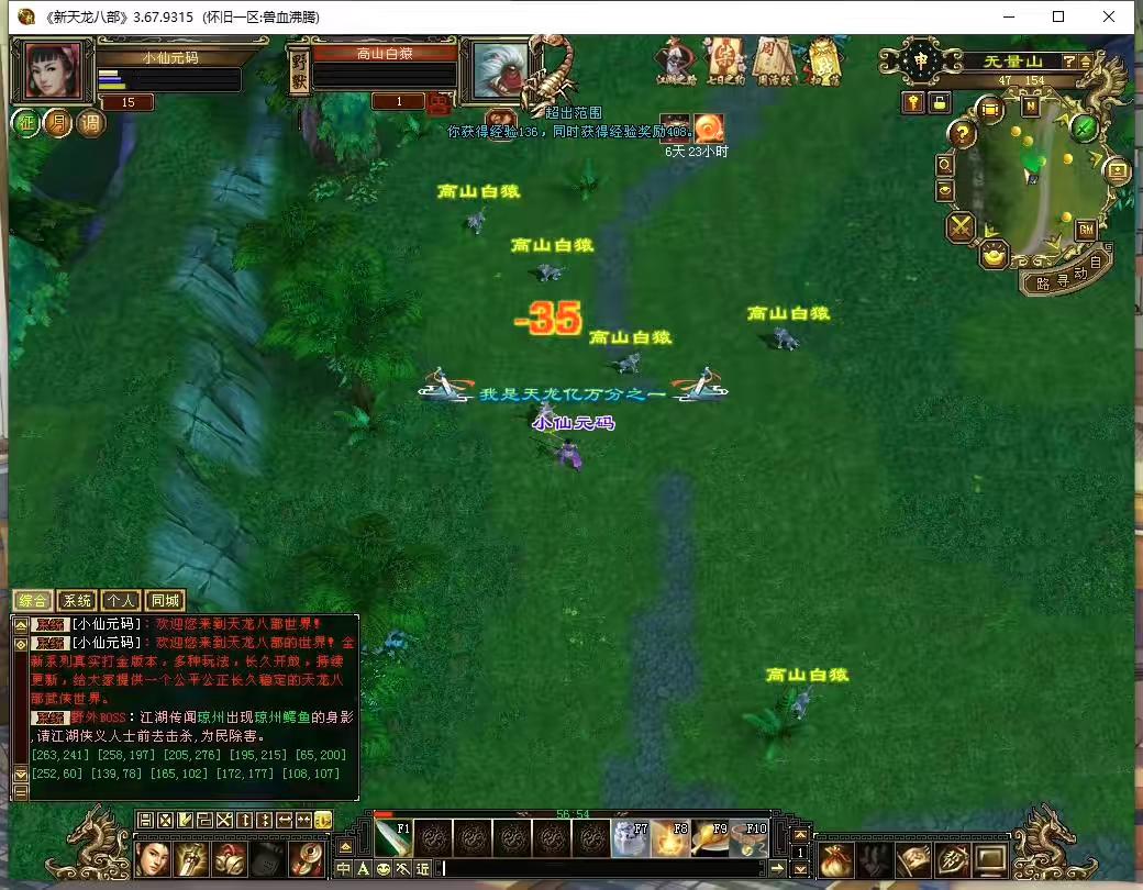 图片[6]-【八部天龙】兽血沸腾大背包天机华裳格武道+VM单机一键端+Linux手工端+语音视频教程+GM工具-小狐狸资源网-